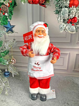 Little Surprise Box - Small Masterchef Santa Claus Self Standing Christmas Table Decor & Decoration