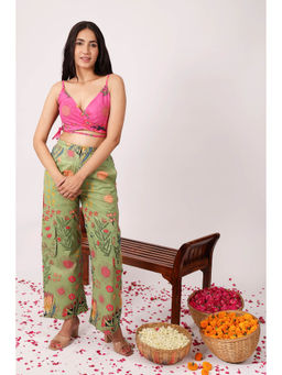 HANDME - Cotton Elegance Top and Pants (Set of 2)