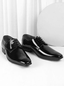 Mochi - Men Black Derbies