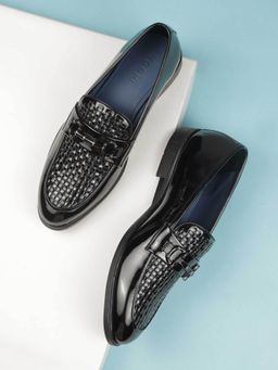 Mochi - Men Black Loafers