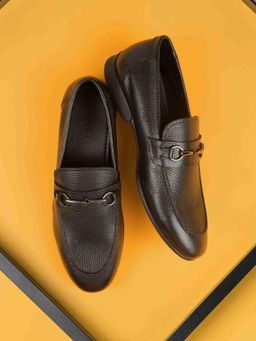 Mochi - Men Black Loafers
