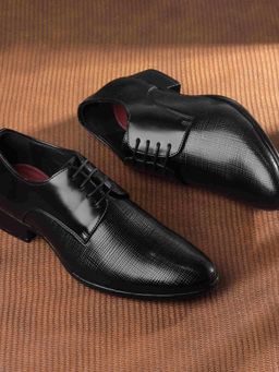 Metro - Men Black Derbies