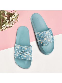 Red Tape - Women Blue Eva Comfort Sliders