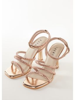 KALKI FASHION - Rose Gold Women Stilettos Heels