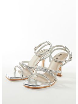 KALKI FASHION - Silver Women Stilettos Heels