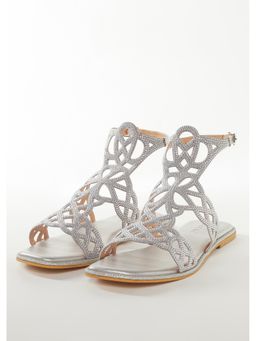 KALKI FASHION - Women Silver Sandals
