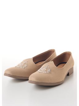 KALKI FASHION - Beige Mens Juttis