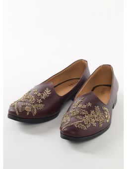 KALKI FASHION - Men Maroon Juttis