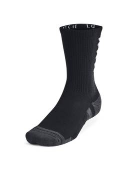 Under Armour - Unisex Performance Tech Crew Socks Black (Pack of 3)