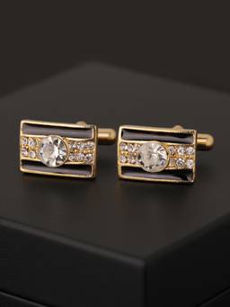 Voylla - Statement Royale Crystal Cufflinks