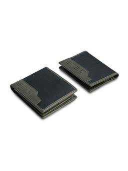 EUME - Crest Men Wallet & Card Holder Accessory Gift - Charcoal Green