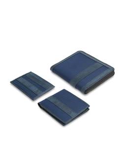 EUME - Zen Men Wallet, Passport & Card Holder Accessory Gift - Midnight Blue
