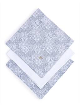 Arrow - Mens Geometric Printed Handkerchief (Pack of 3)