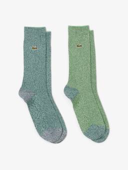 Lacoste - Ribbed Cotton Socks Multi-Color (Pack of 2)