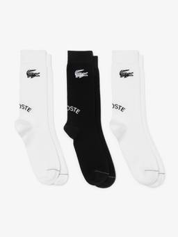 Lacoste - Cotton Socks White (Pack of 3)