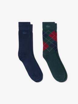 Lacoste - Jacquard Socks Multi-Color (Pack of 2)