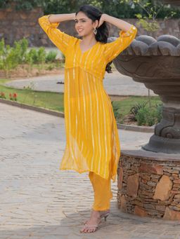 HOUSE OF JAMOTI - Sunny Yellow Kurta (Set of 2)
