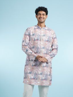 Manyavar - Multi-Color Cotton Blend Kurtas for Men