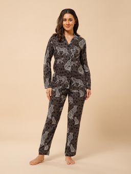 Drape In Vogue - Wild Comfort Nightsuit