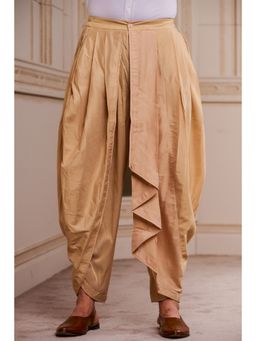 TASVA - Men Beige Dhoti Pant
