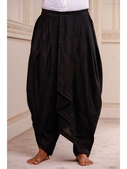 TASVA - Men Black Dhoti Pant