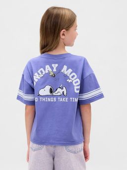 GAP - Blue Cotton Half Sleeves T-Shirt