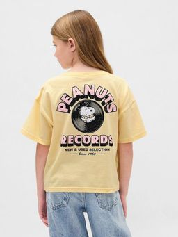 GAP - Yellow Cotton Half Sleeves T-Shirt