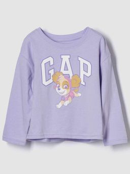 GAP - Purple Cotton Full Sleeves T-Shirt