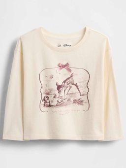 GAP - White Cotton Full Sleeves T-Shirt