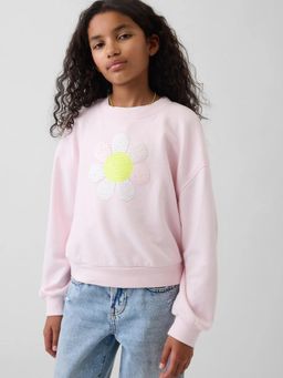 GAP - Pink Knitted Full Sleeves Sweatshirt