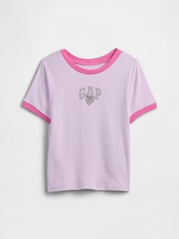 GAP - Lavender Cotton Half Sleeves T-Shirt
