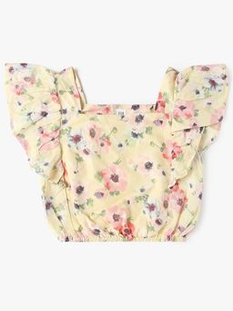 GAP - Multi-Color Cotton Half Sleeves Top