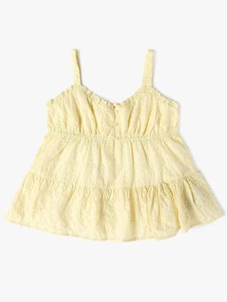 GAP - Yellow Cotton Sleeveless Top