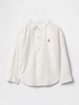 GAP - White Linen Full Sleeves Shirt