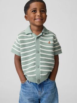 GAP - Green Cotton Half Sleeves Shirt