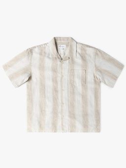 GAP - Beige Cotton Blend Half Sleeves Shirt