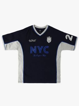 GAP - Navy Blue Cotton Half Sleeves T-Shirt