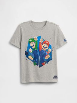 GAP - Grey Cotton Half Sleeves T-Shirt