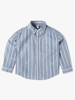 GAP - Blue Cotton Full Sleeves Shirt