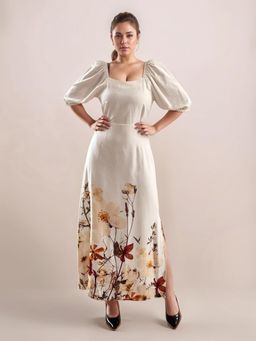Zink London - Women Multi-Color Nature Maxi Dress