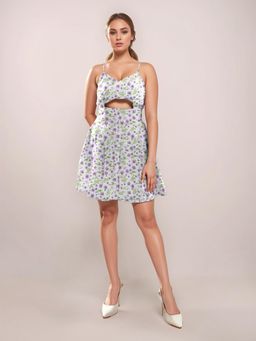 Zink London - Women White Floral Mini Dress