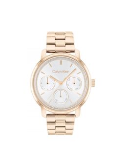 Calvin Klein - Minimalistic Multifunction Silver Crystal Round Dial Womens Watch - 25200178