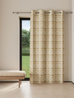 Ddecor Live Beautiful - Readymade Eyelet Door Curtain, Beige