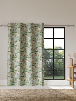 Ddecor Live Beautiful - Readymade Eyelet Door Curtain, Pink