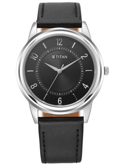 Titan - Black Strap Round Dial For Men ( 1638SL02 ) ( M )