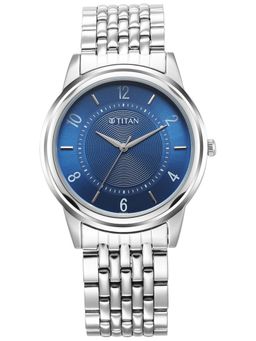 Titan - Silver Strap Round Dial For Men ( 1638SM02 ) ( M )