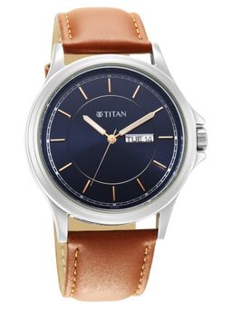 Titan - Brown Strap Round Dial Watch for Men ( 1870SL02 ) ( M )