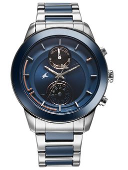 Fastrack - Blue Strap Round Dial Watch for Men ( 3304KD02 ) ( M )