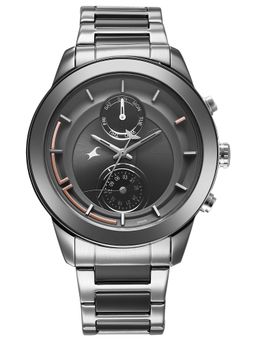 Fastrack - Black Strap Round Dial Watch for Men ( 3304KD03 ) ( M )