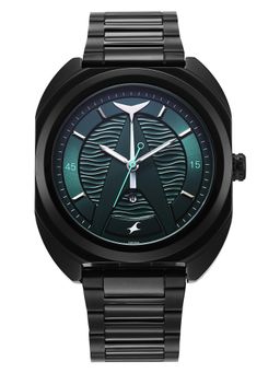 Fastrack - Black Strap Asymmetrical Dial Watch for Men ( 3326NM01 ) ( M )
